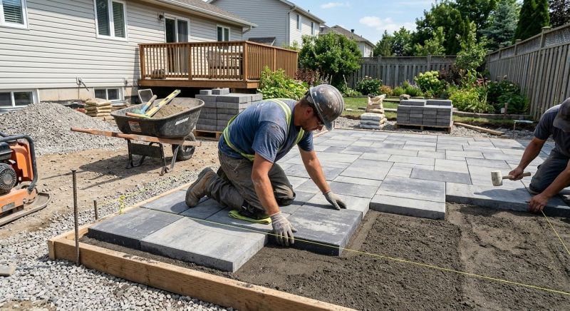 Paver Patio Installation in Boston, MA